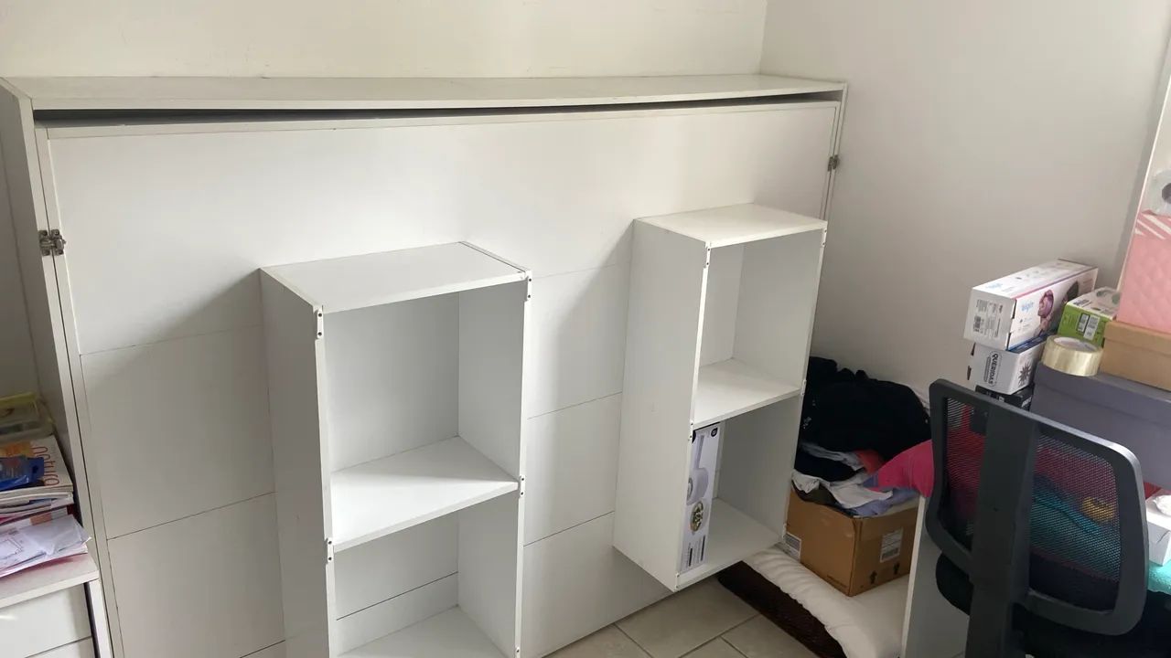 Cama de casal articulada com colchão 