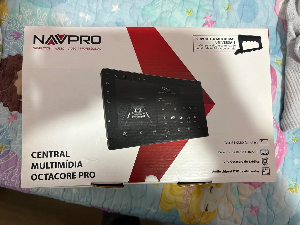 Multimidia Android NAVPRO OCTACORE PRO 6GB de RAM / 128GB de armazenamento
