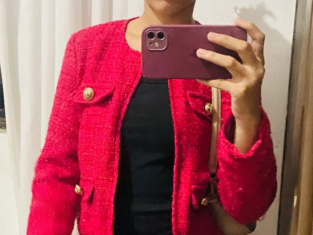 Jaqueta tweed feminina e elegante - Foto 2