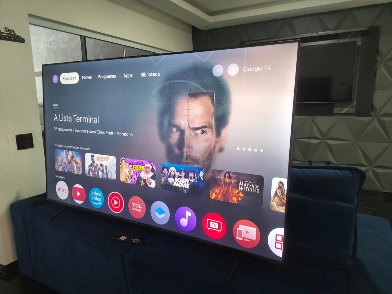 Tv smart 75 polegadas c/ comando de voz  - Foto 3