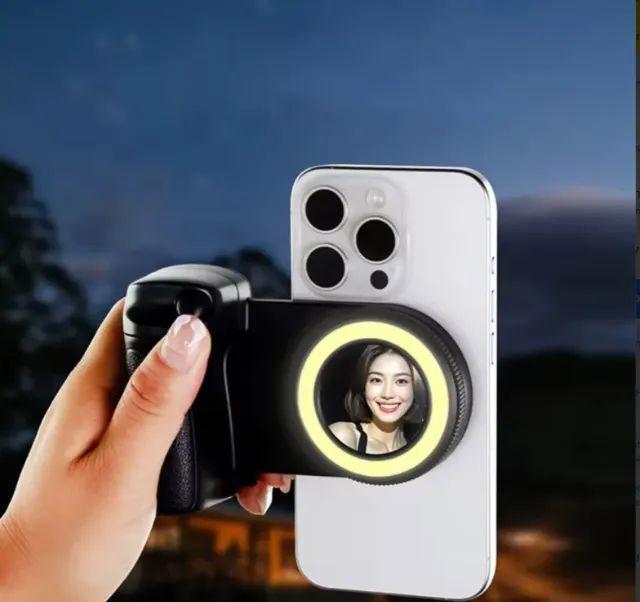 Suporte P/ Câmera Magnética Bluetooth Iphone E Android