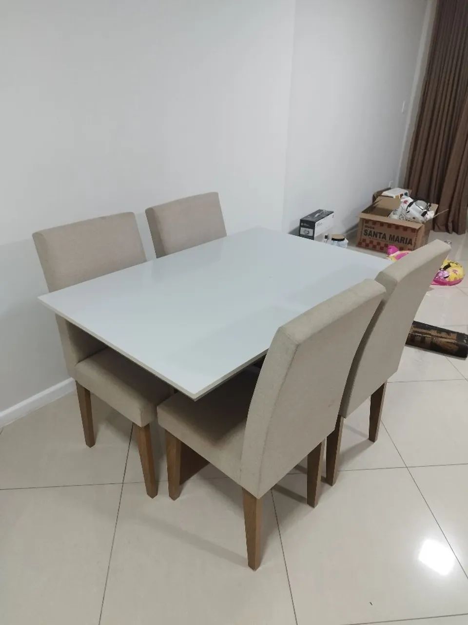 Mesa de jantar 4 lugares cadeiras - Foto 4