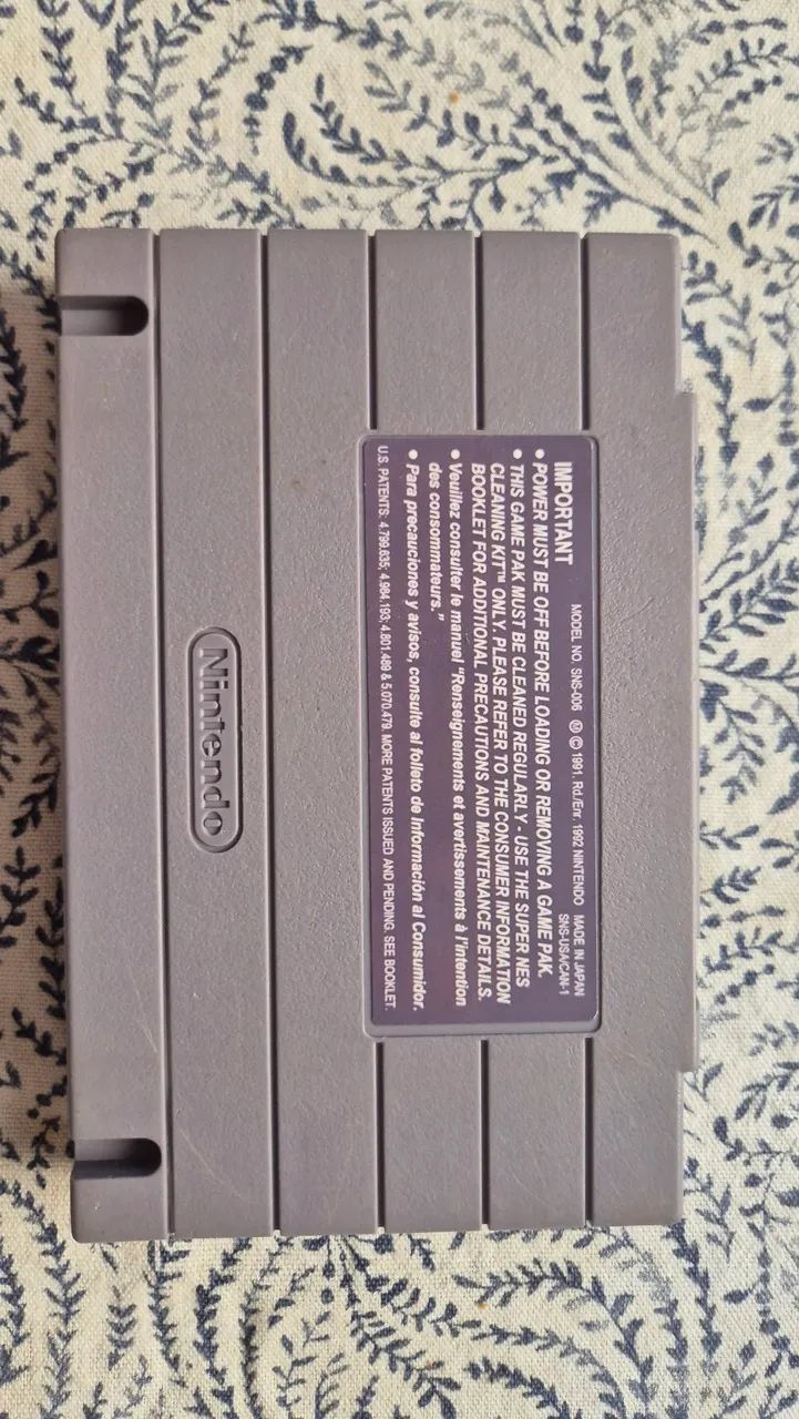 F-Zero snes original, traseira relabel - Foto 5