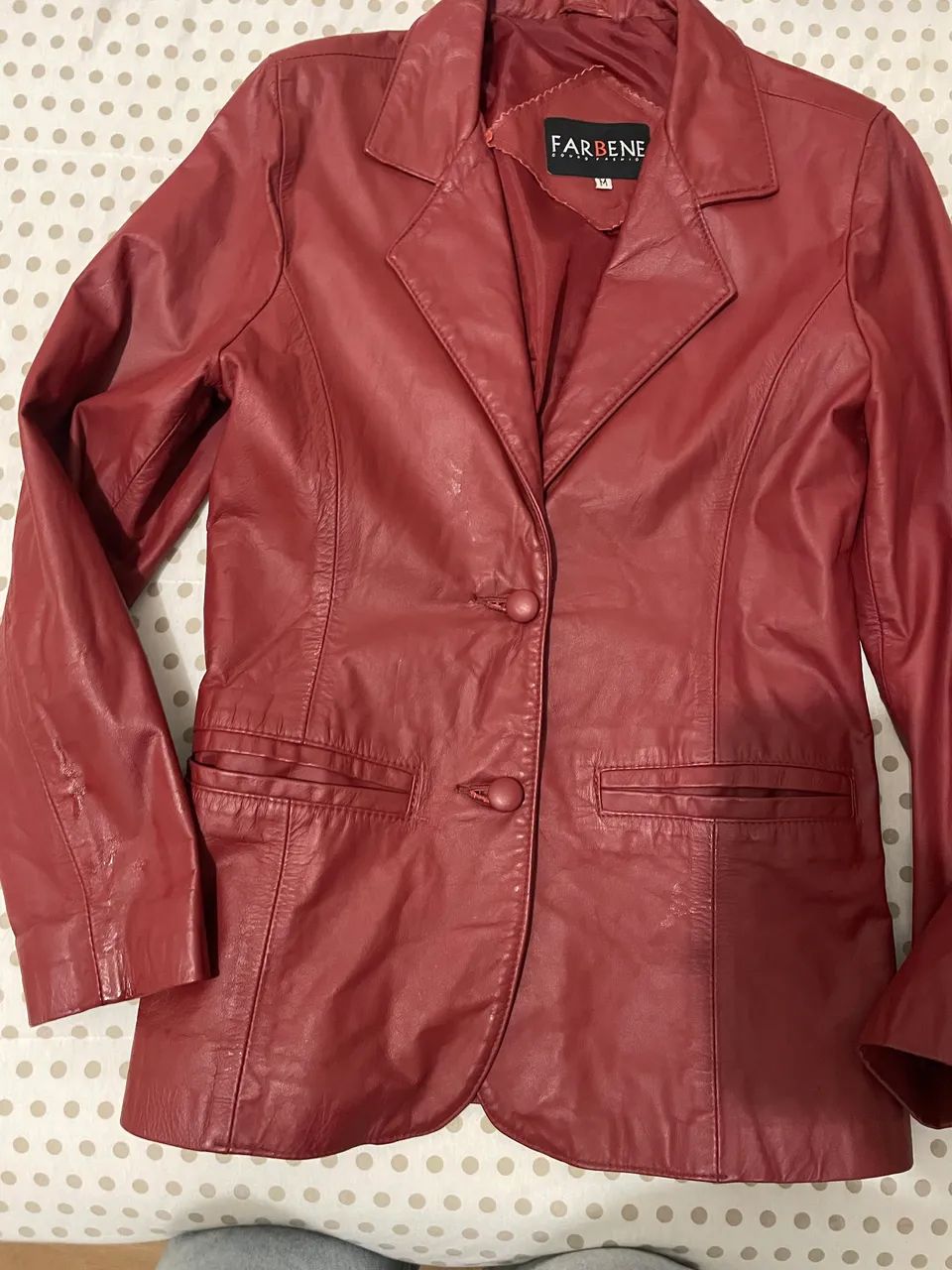 Blazer 100% couro tam. M - Foto 4