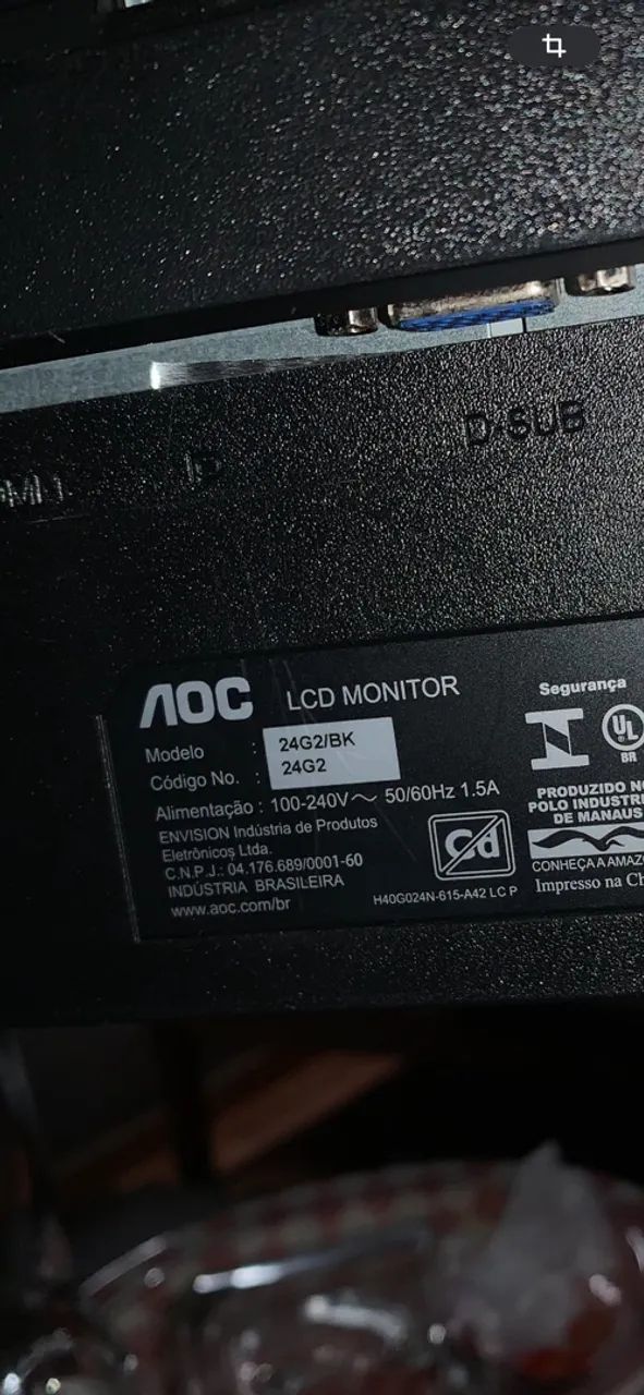 MONITOR AOC 23.8? - 144HZ - FULL HD - IPS - 1MS