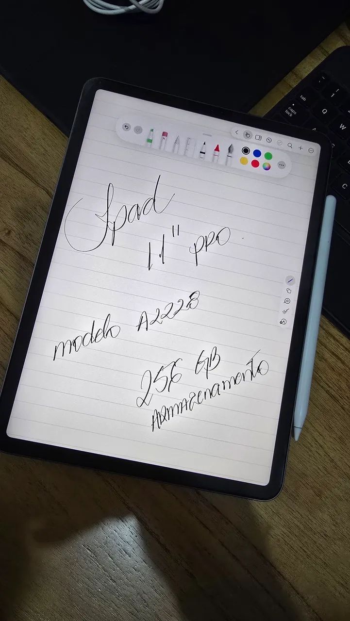 Ipad 11 pro 2ª Geração 256GB + Apple pencil + Magic Keyboard - Foto 3