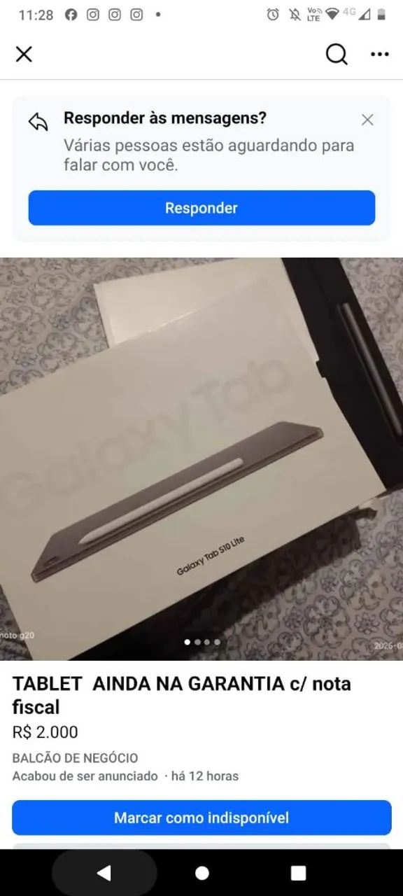 VENDO TABLET NA GARANTIA APENAS 2.000 - Foto 3
