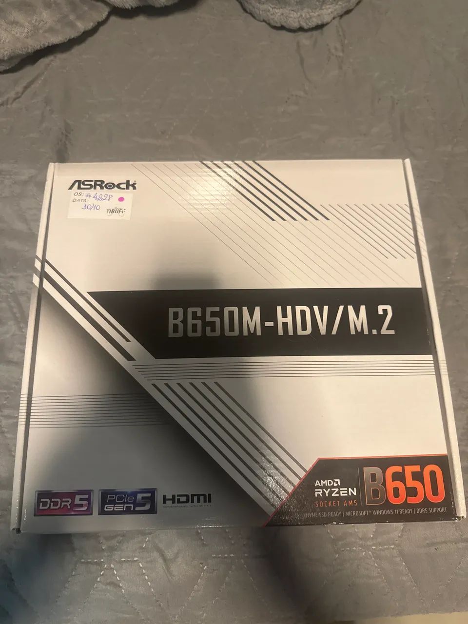 Placa mãe b650m-hdv/m.2 asrock