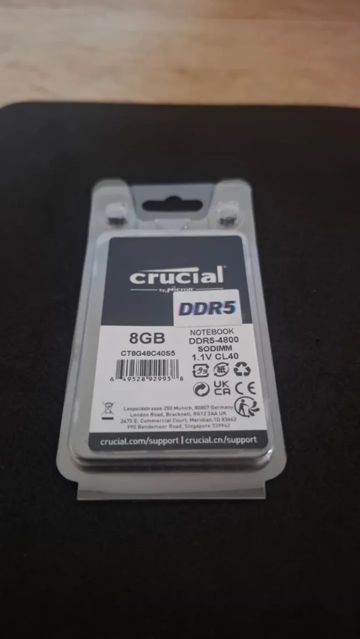 Memória RAM 8GB DDR5 para Notebook 