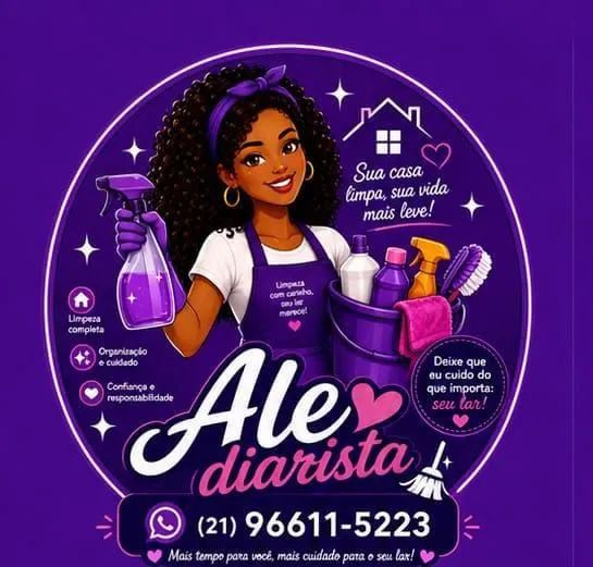 Sou diárista/faxineira