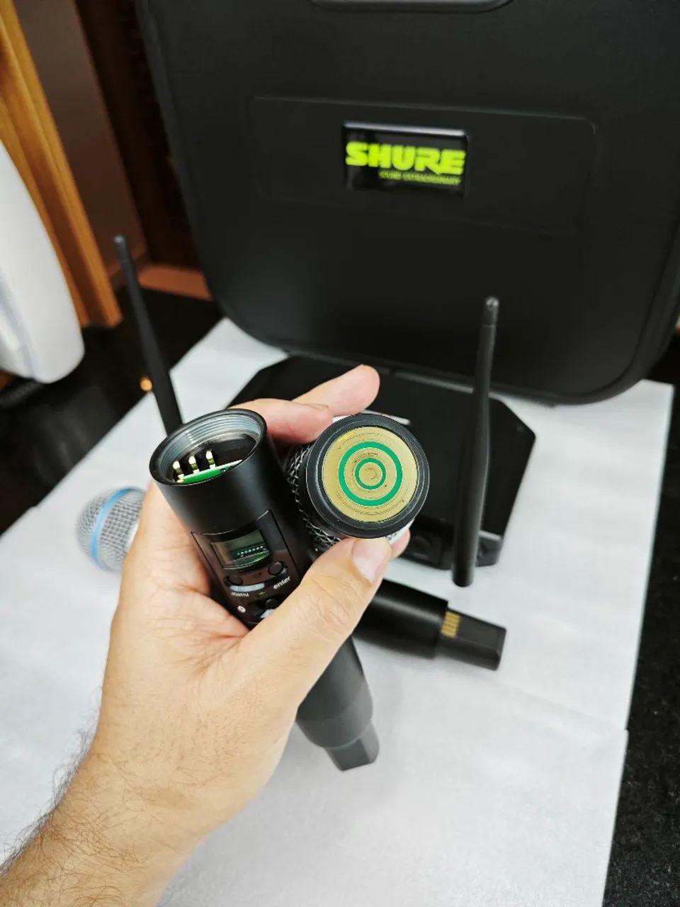 MICROFONE GLXD24 SLXD2 DUPLO  - Foto 3