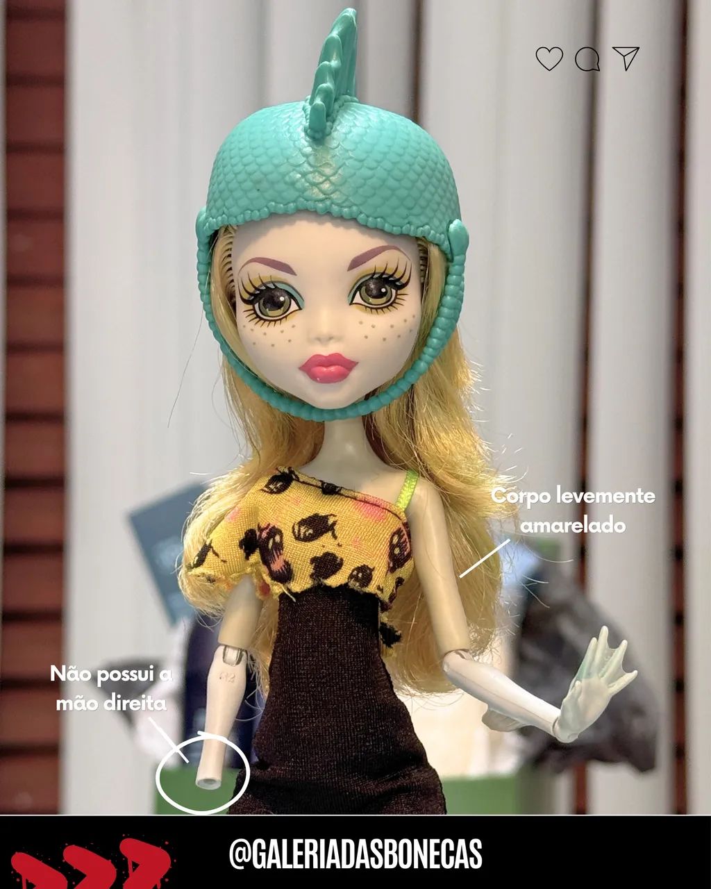 Boneca Monster High Lagoona Roller Maze