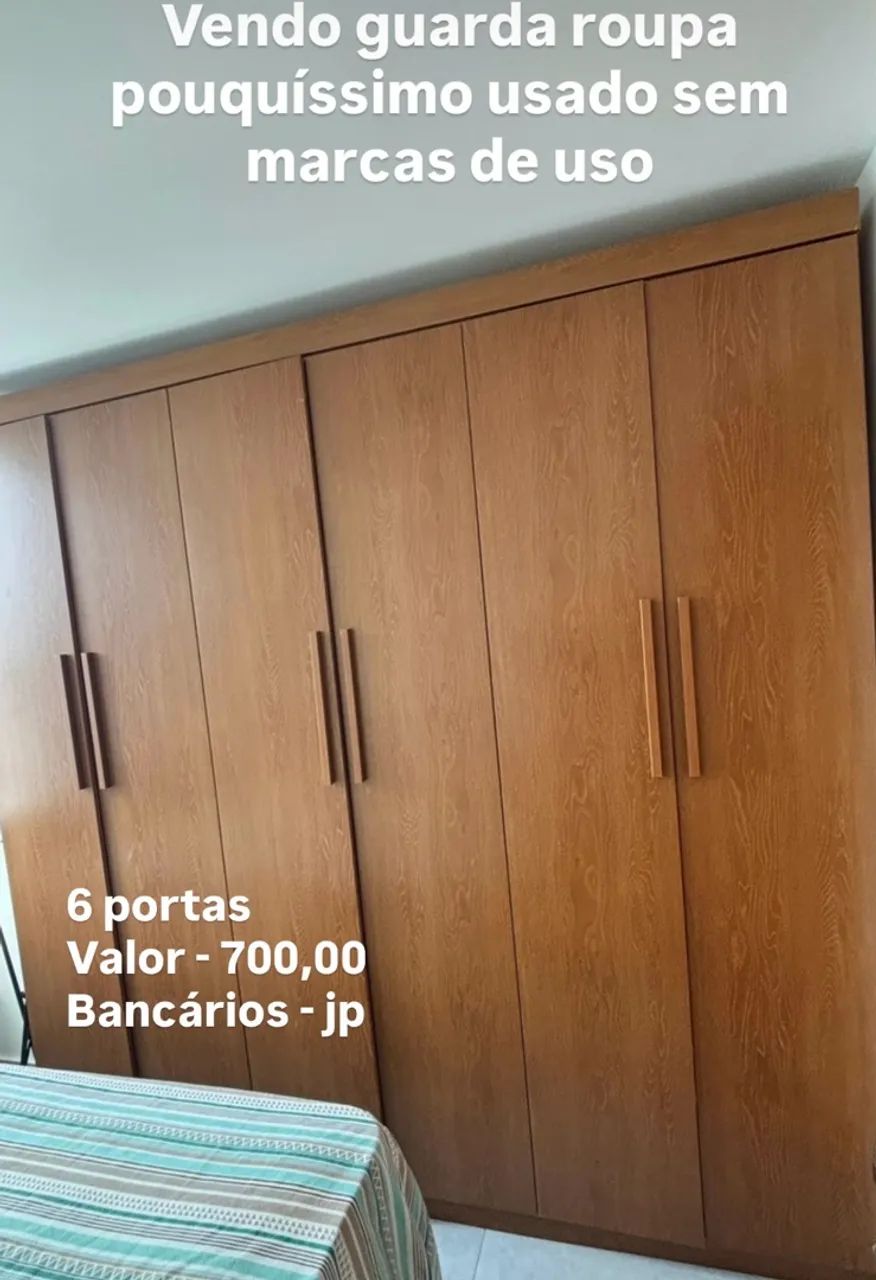 Guarda roupa 6 portas 