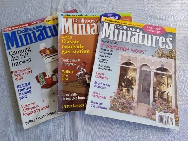 Revistas Dollhouse Miniatures