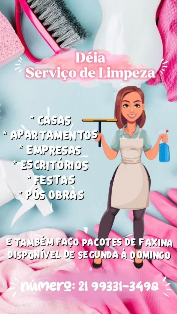 Trabalho com faxinas 