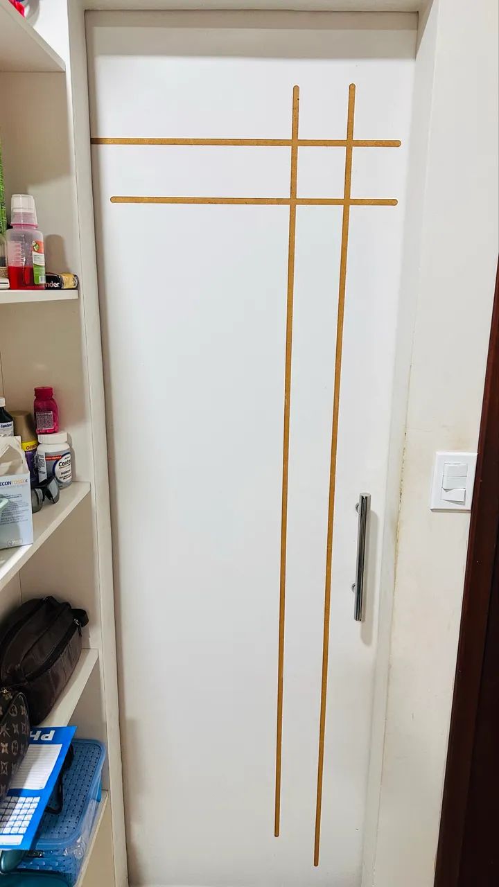 Porta MDF de correr.