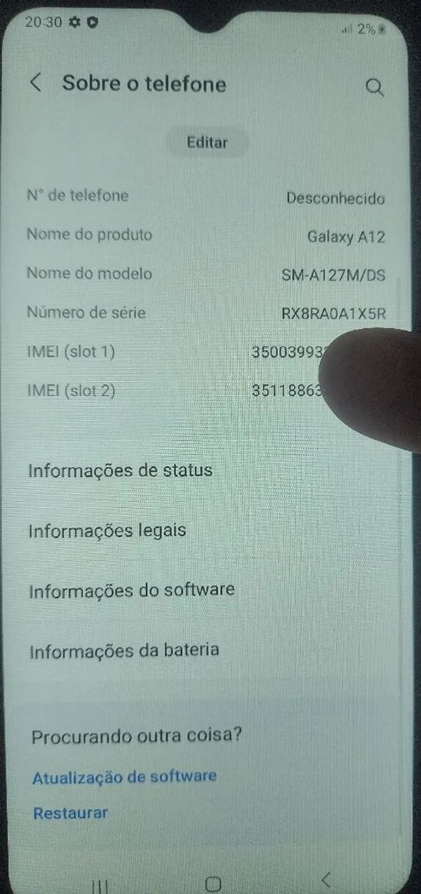 CELULAR SAMSUNG A12 PRETO - Foto 3