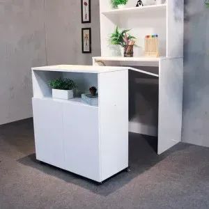 Mesa Dobrável Dueto Branca  A PRONTA ENTREGA - Foto 4