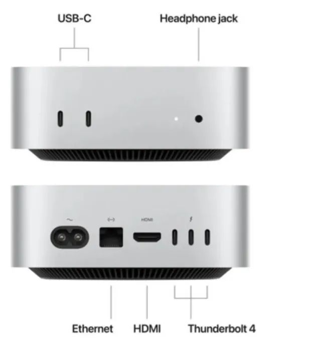 Mini PC Apple Chip M4 Mac 16GB de RAM 256GB - Foto 2