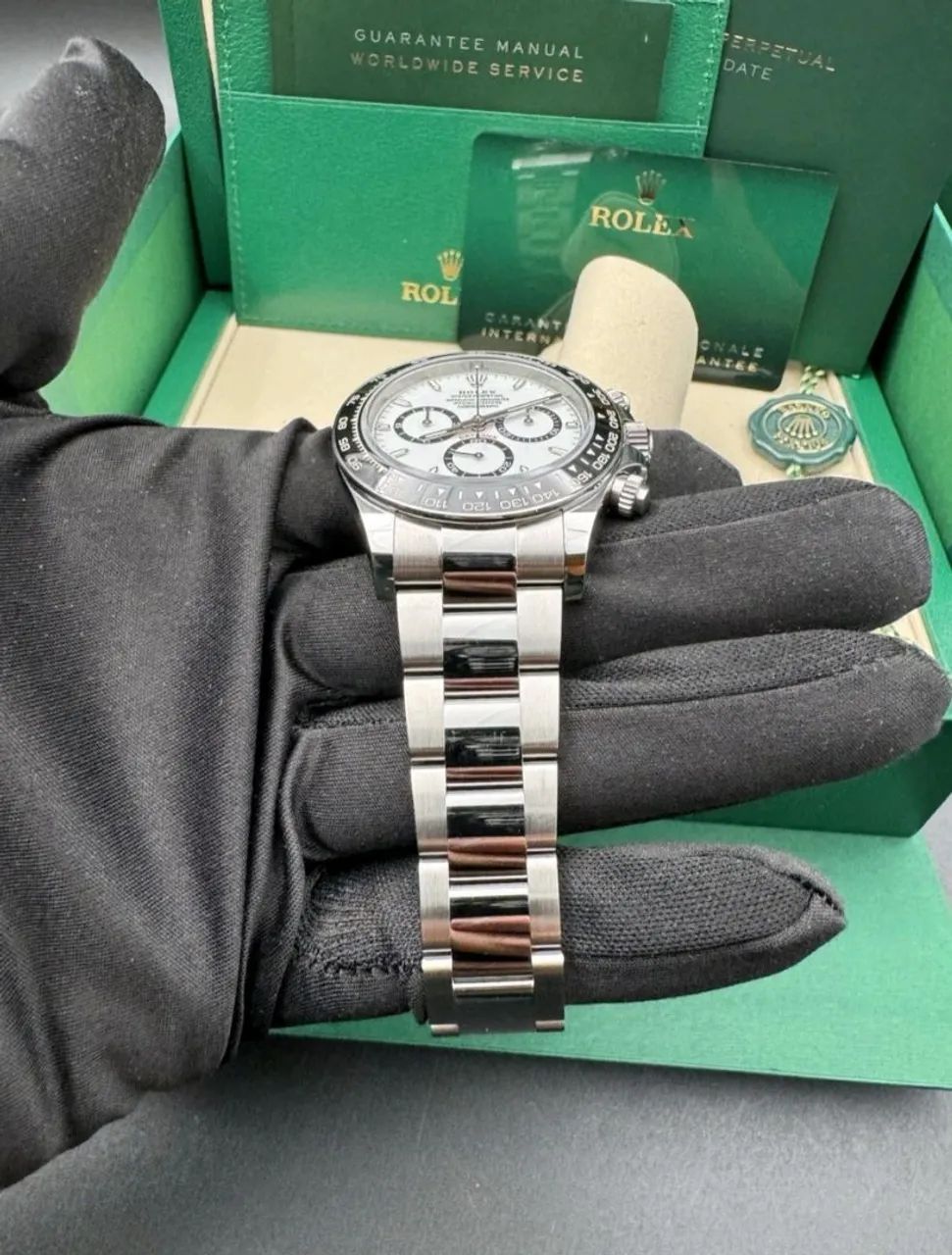 Relógio Rolex Daytona 126500LN Panda Original 2025 Completo