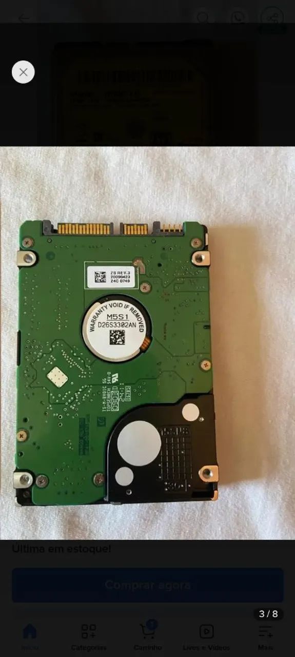 HD pra notebook 250GB - Foto 2