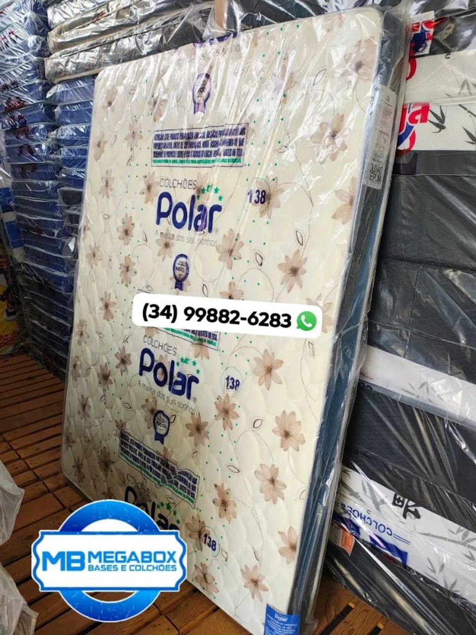 Colchão Polar D33 Novo com Entrega Grátis  - Foto 2