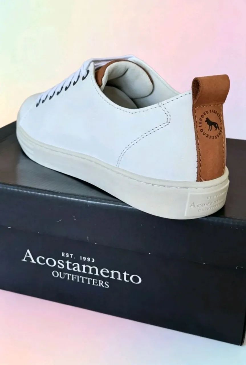 Sapatênis acostamento couro (novo) - Foto 5