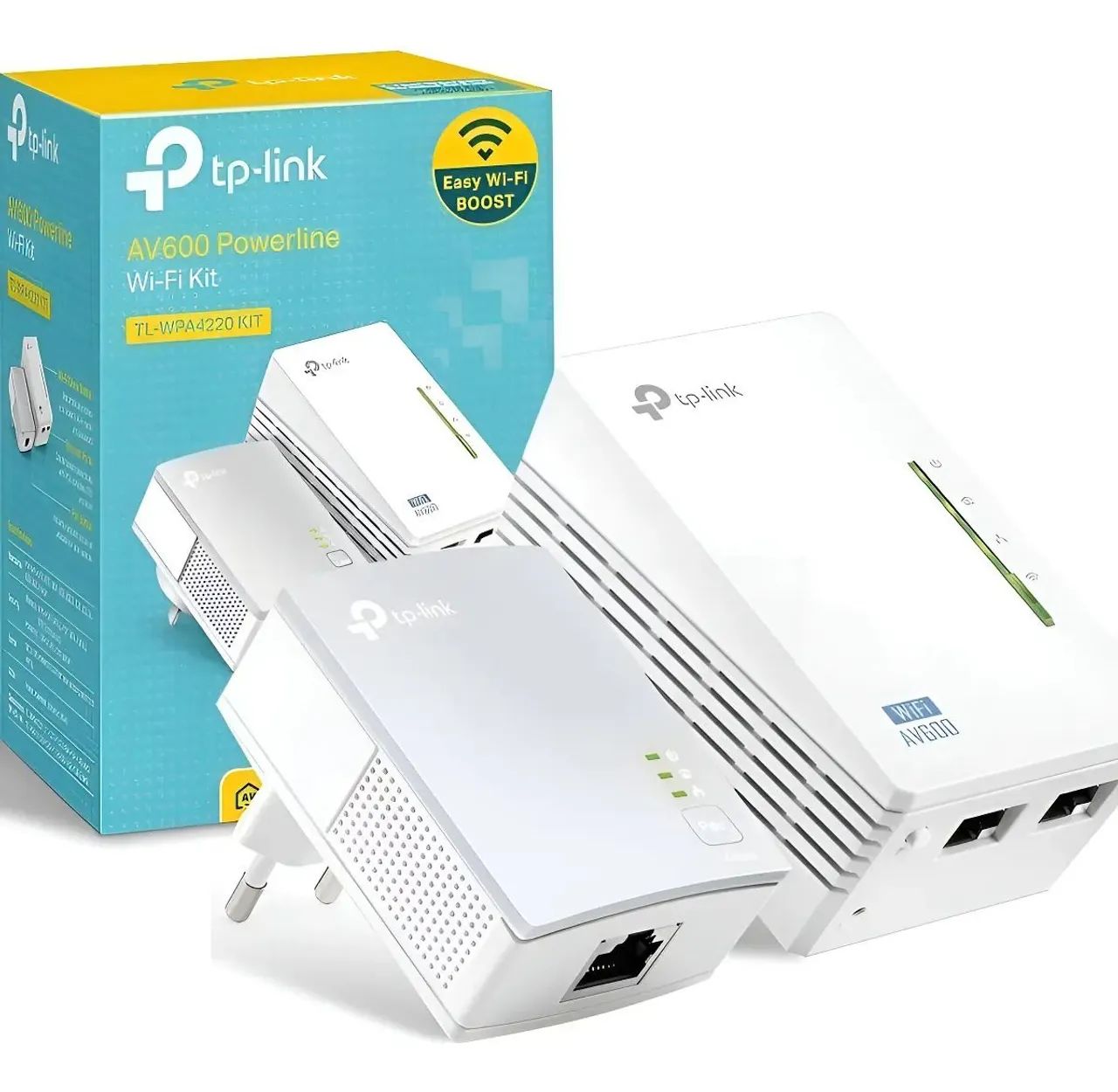 Extensor Powerline Sem Fio Tp-link Tl-wpa4220kit Wpa 4220
