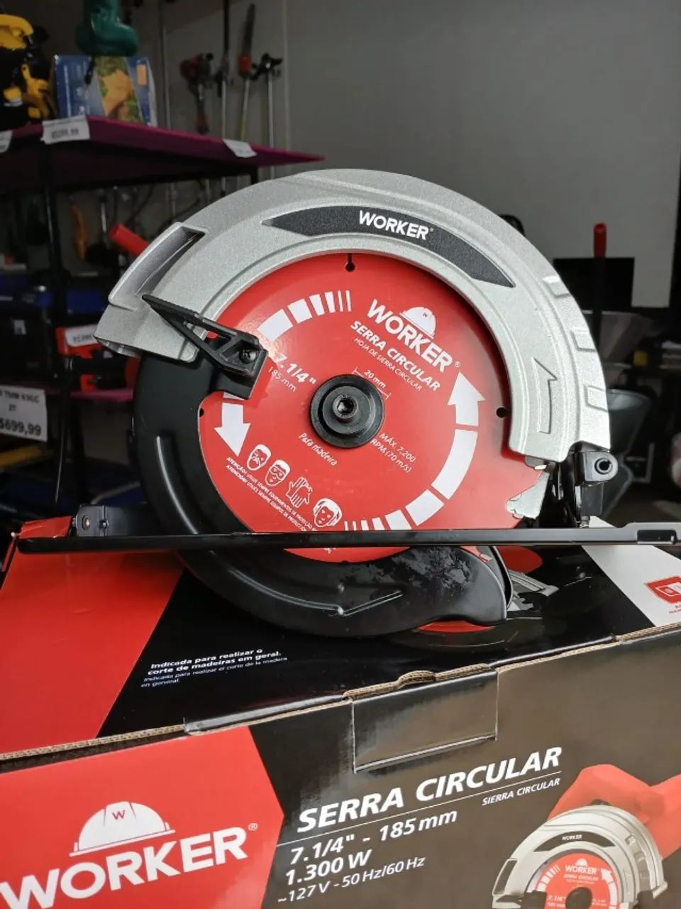 Oferta serra circular worker nova na caixa 