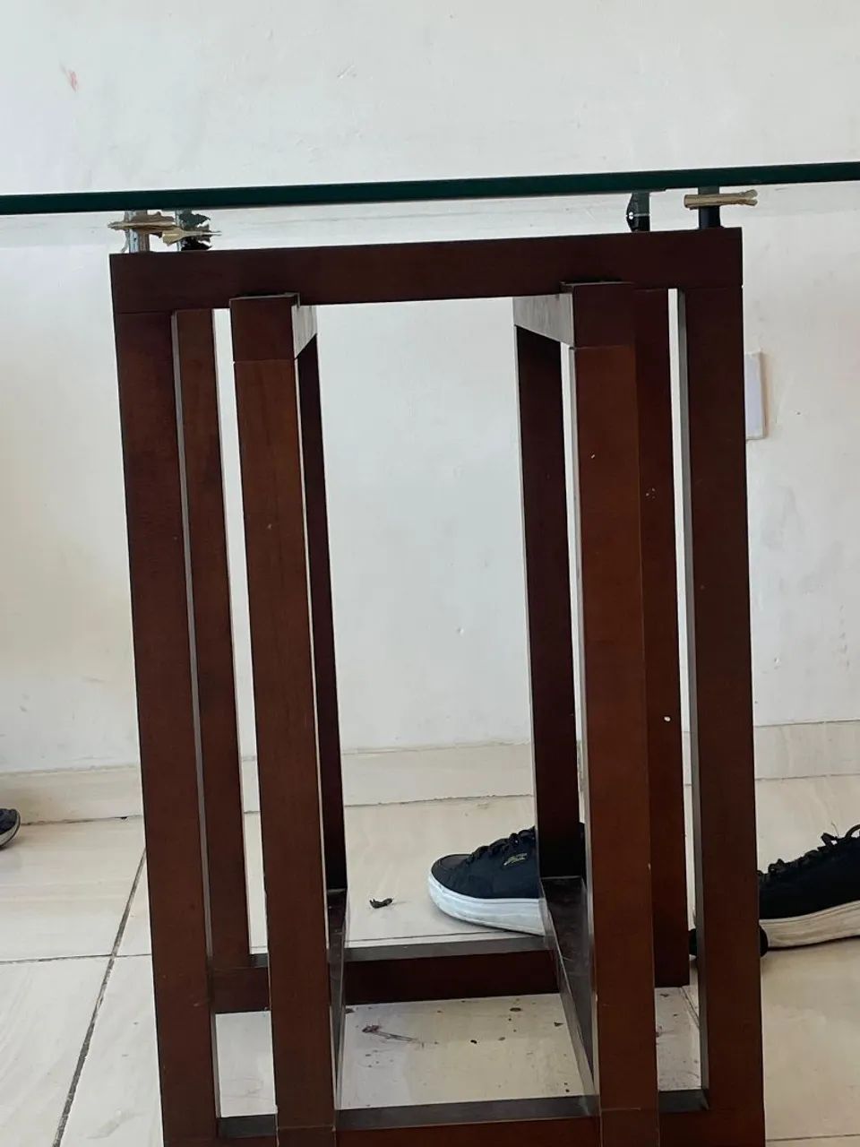Mesa de Vidro com Suporte - Foto 4