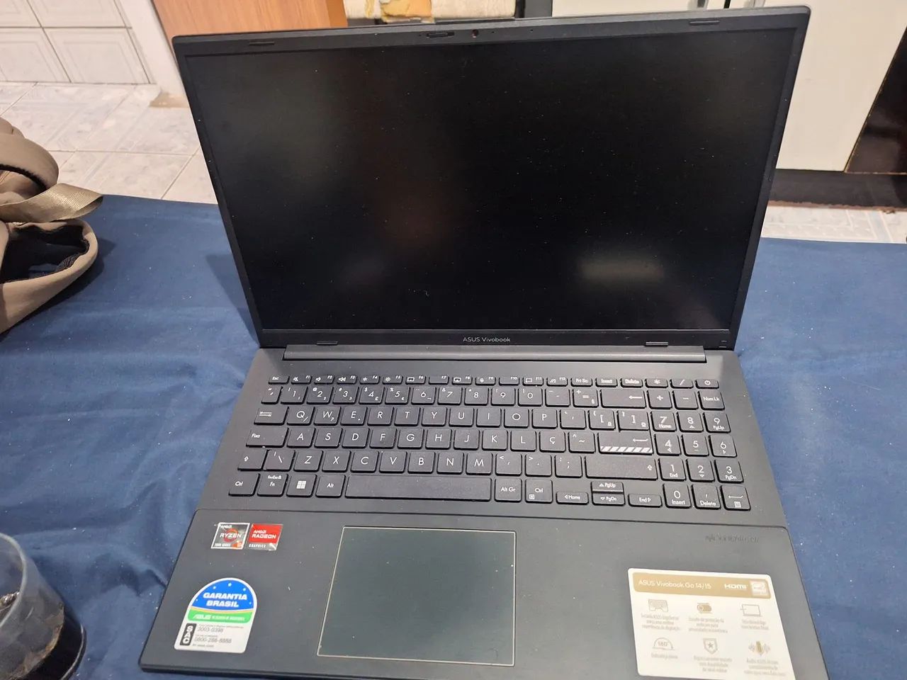 Asus vivobook go 15 com Ryzen 5 7520, troco por outro note + volta em dinheiro