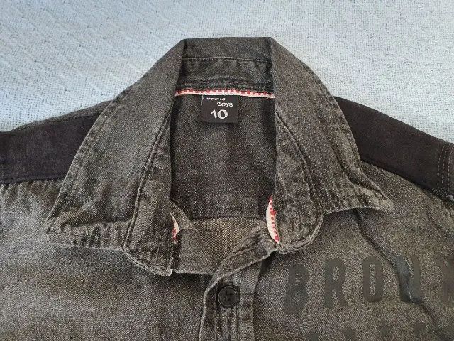 Camisa jeans infantil 10 - Foto 2