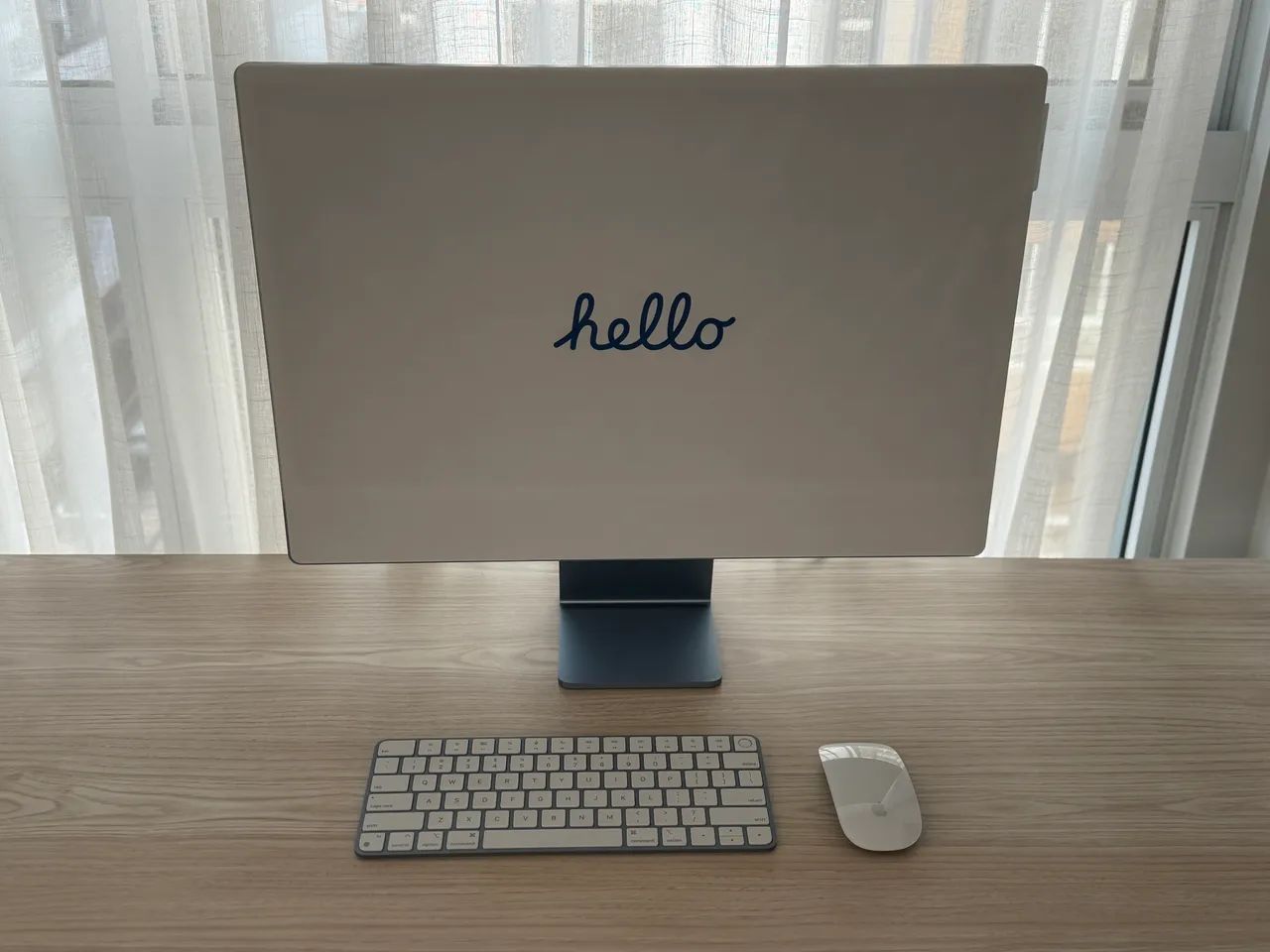 iMac 24 Polegadas 2021 M1 8GB 256SSD - Seminovo - Computadores e
