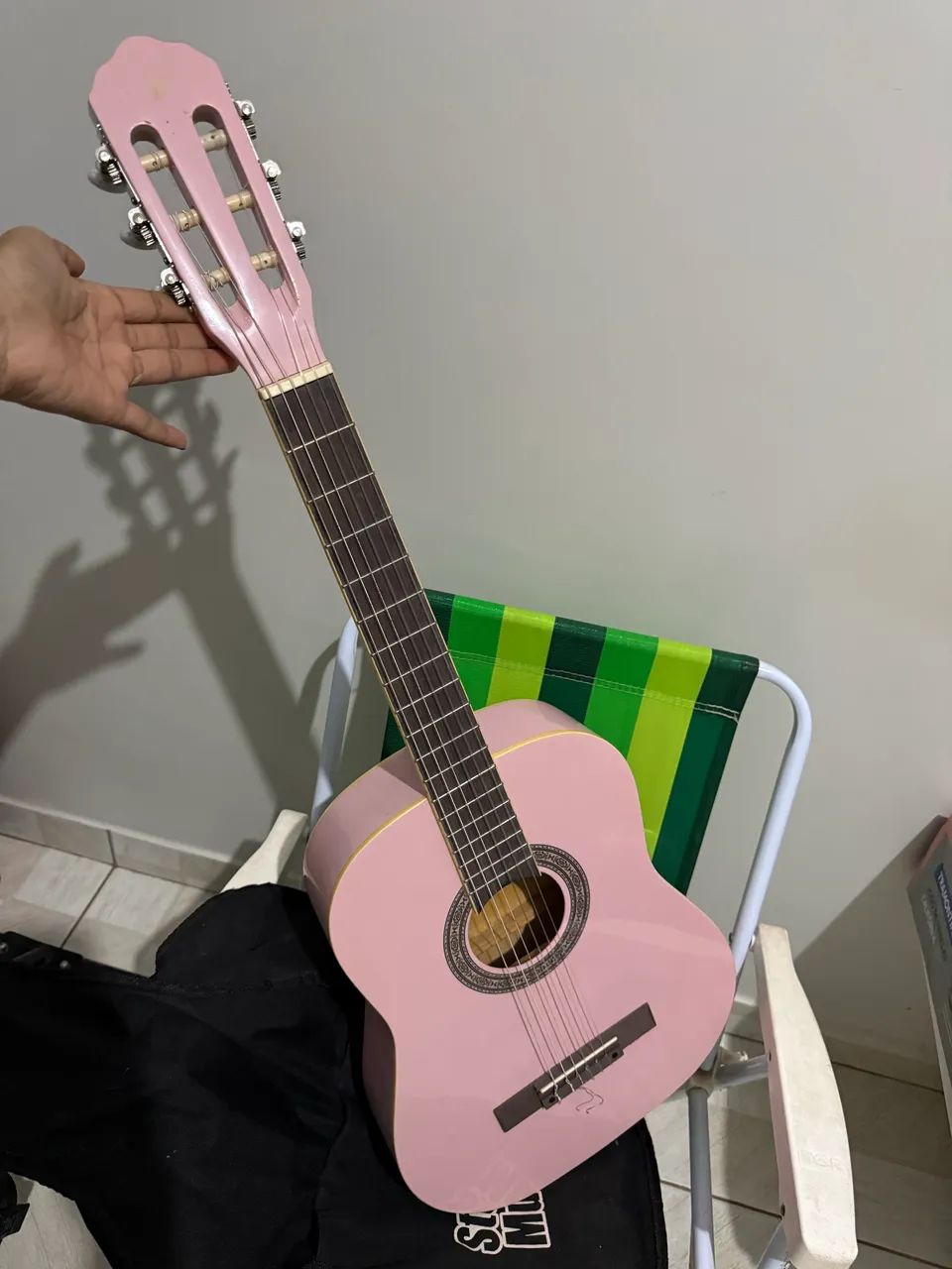 Violão rosa  - Foto 3