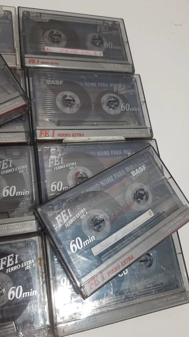 10 fitas cassete  k7 BASF todas seminovas  - Foto 5