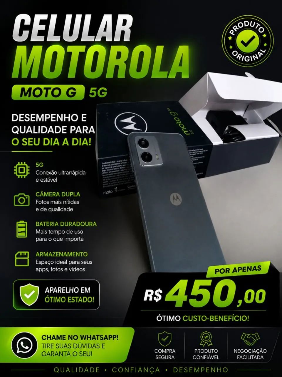 Celular Motorola 5G G53