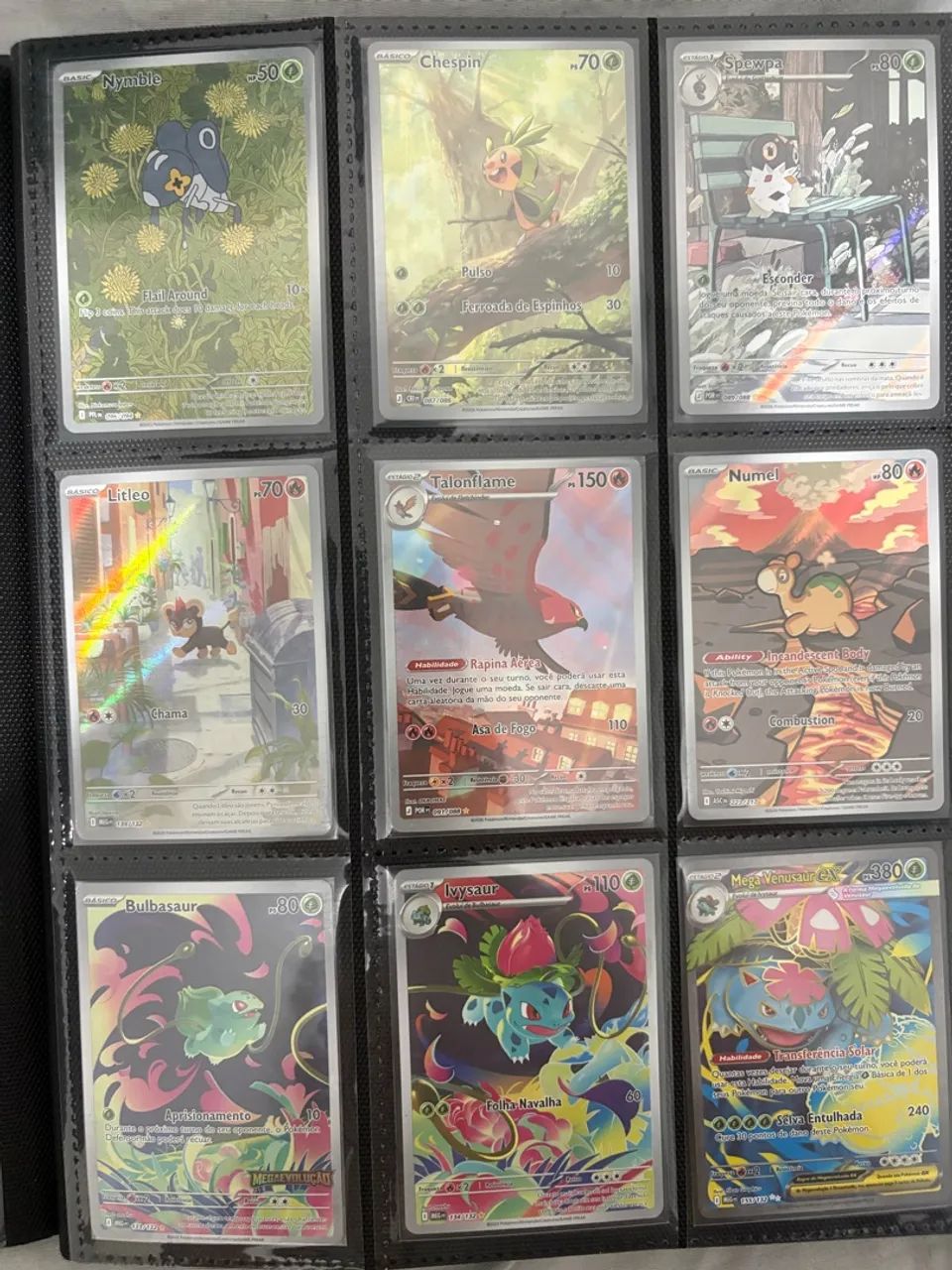 264 Hits de Carta Pokémon 2 Pastas - Foto 2
