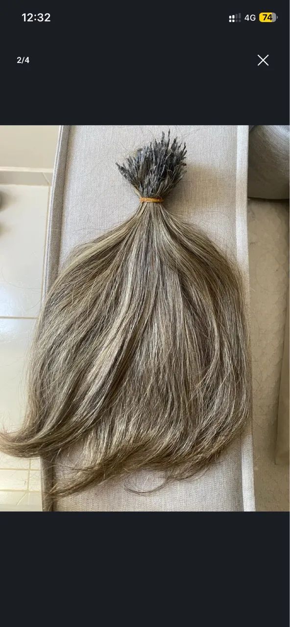 Mega Hair Loiro curto  - Foto 3
