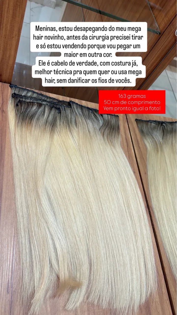 MEGA HAIR CABELO BRASILEIRO DO SUL 
