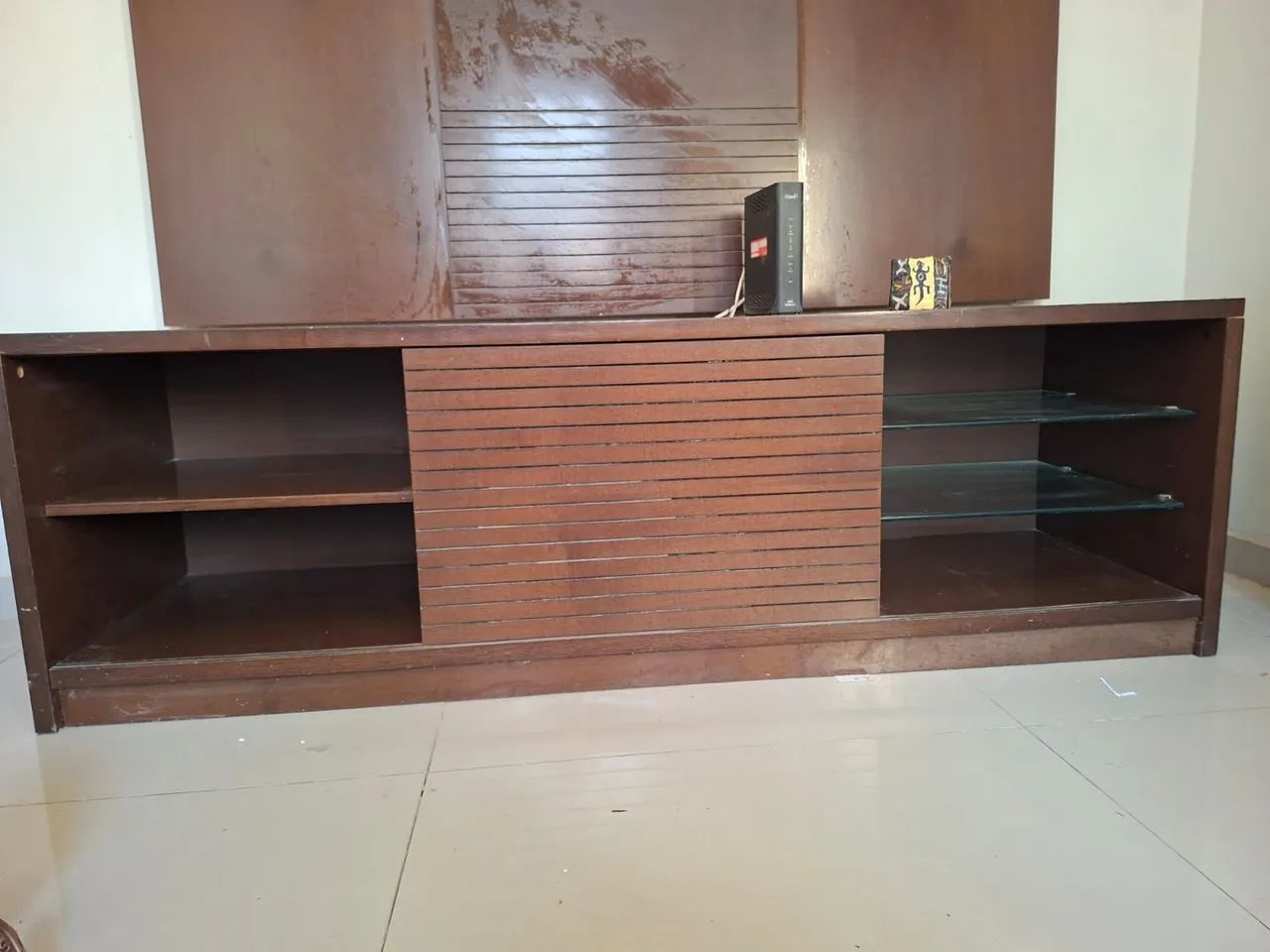 PAINEL E RACK PARA SALA DE TV - Foto 3