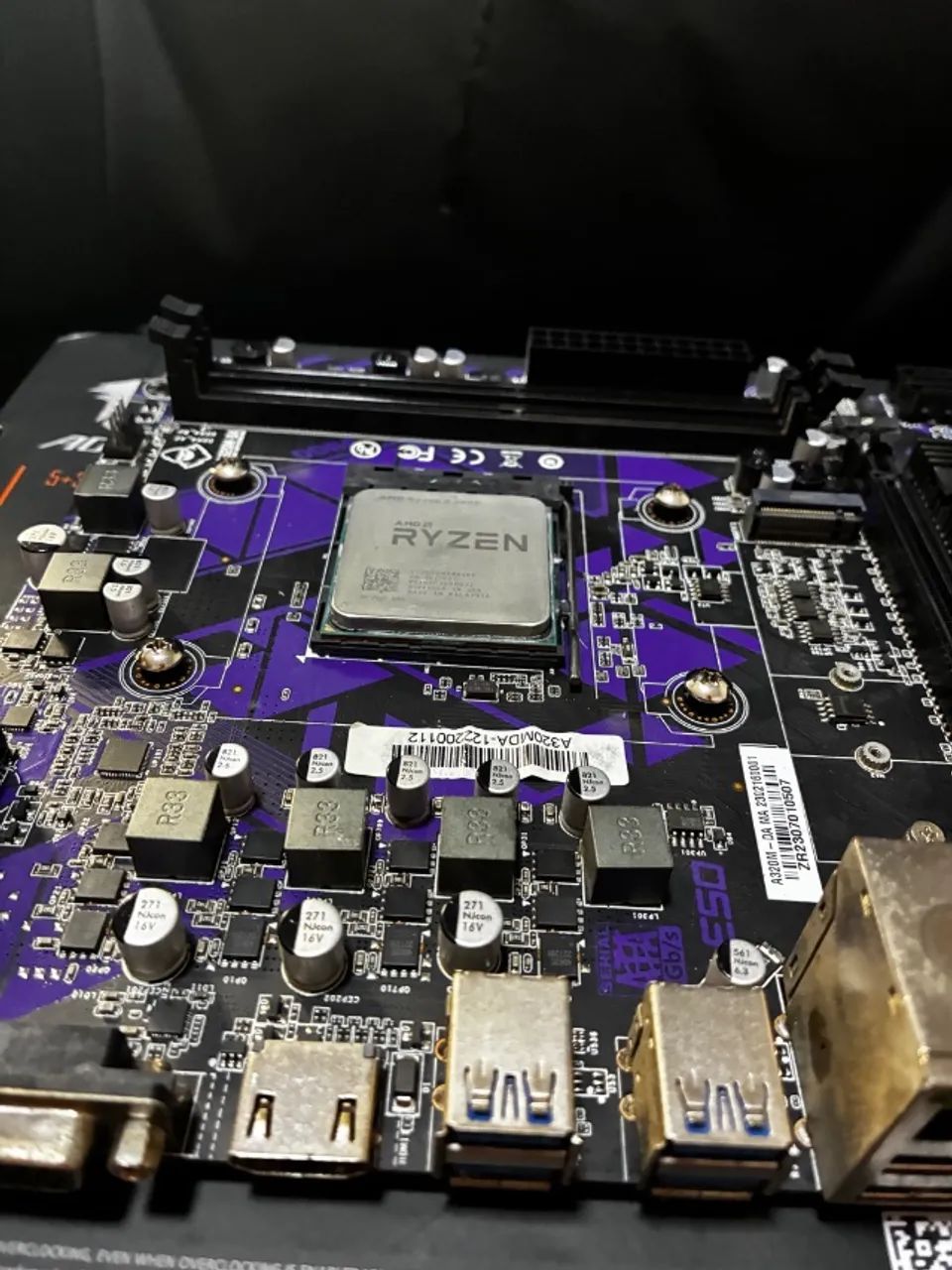 Placa mãe A320M + Ryzen 5 - Foto 2