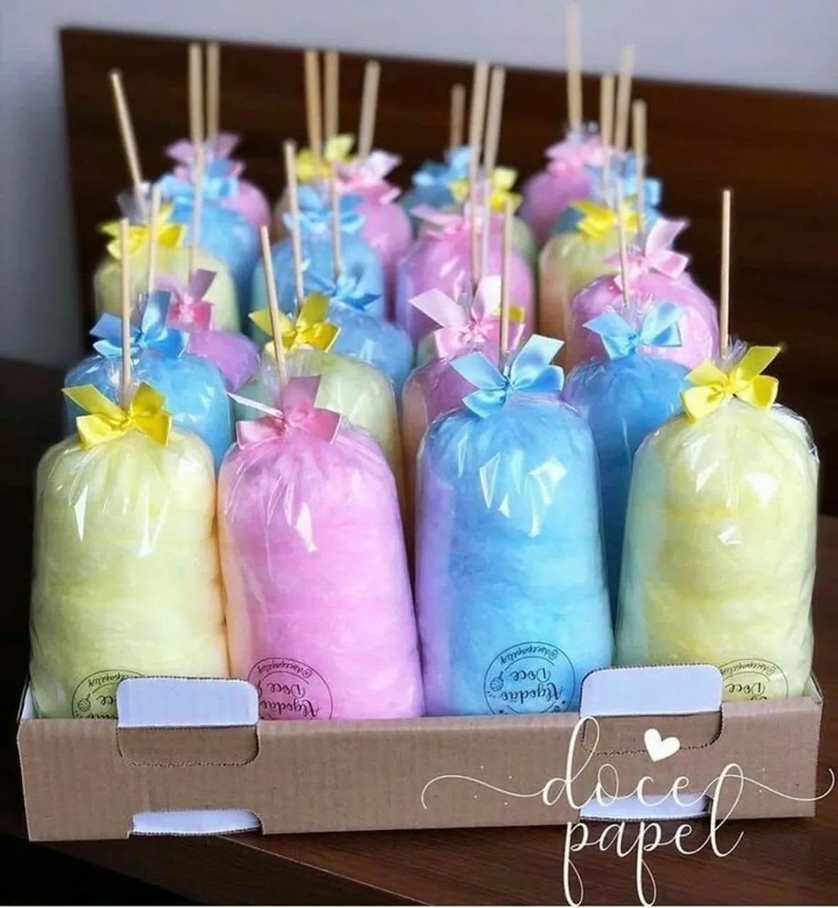 Kit de festa Algodão doce pipoca e pintura de gesso  - Foto 2