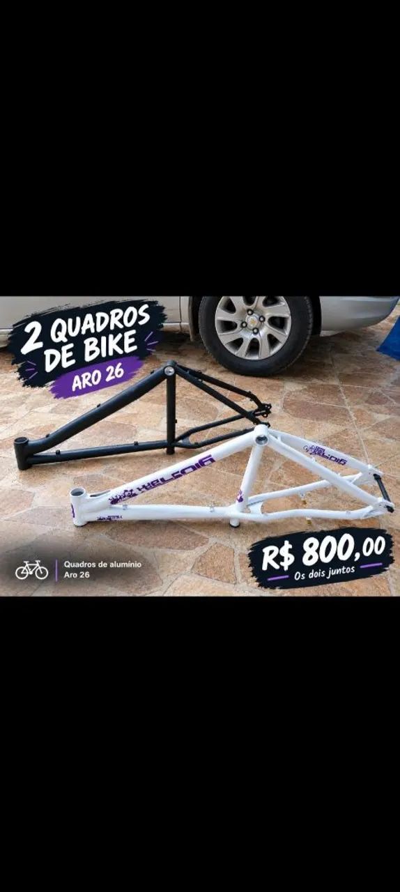 Quadro aro 26 bicicleta 