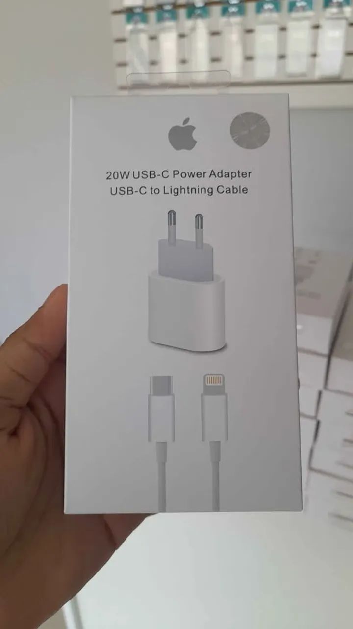 Carregador para iPhone - Fonte + Cabo