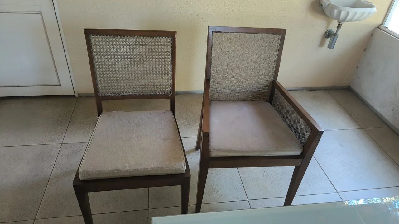Conjunto de mesa de jantar 2,00m e 8 cadeiras - Foto 4