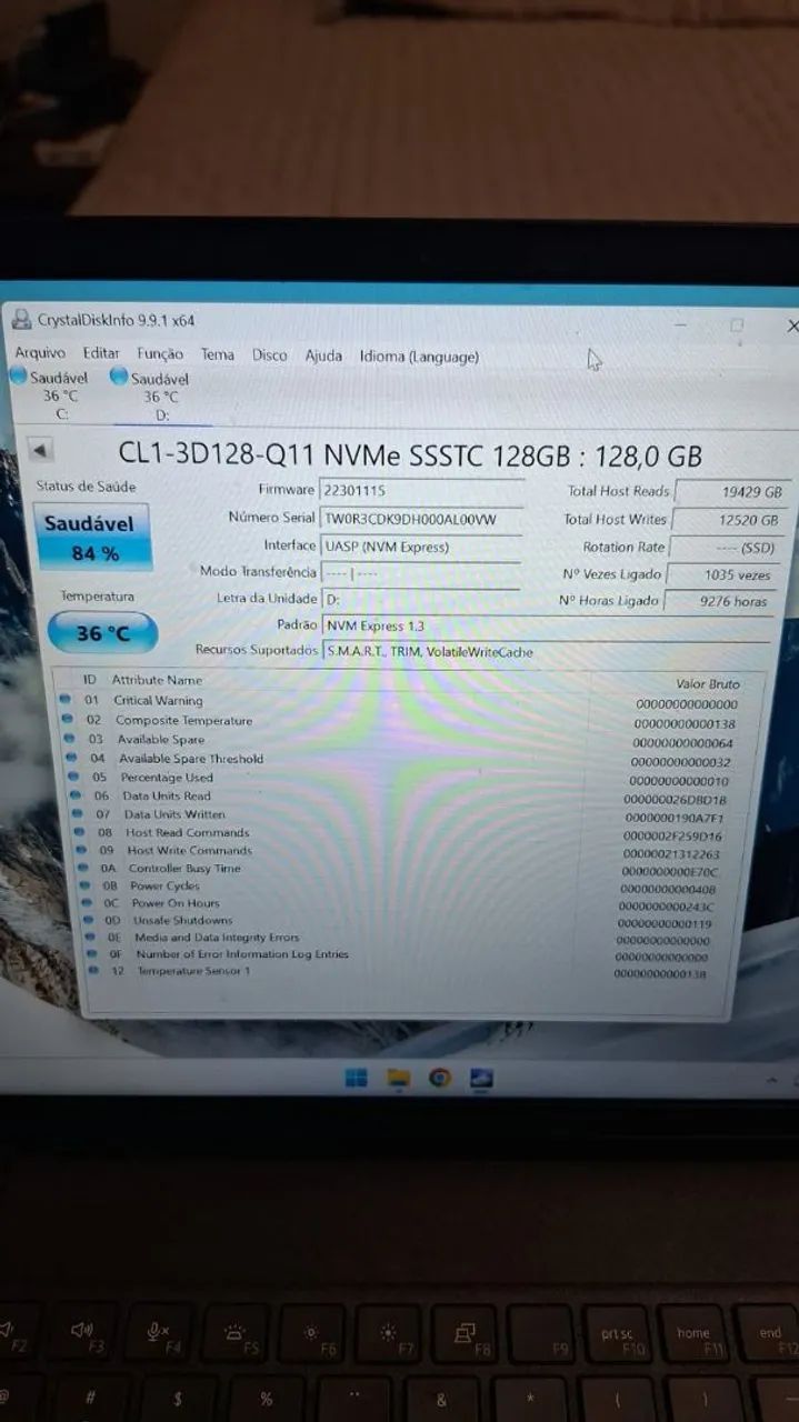 Ssd nvme mini 128gb - Foto 2