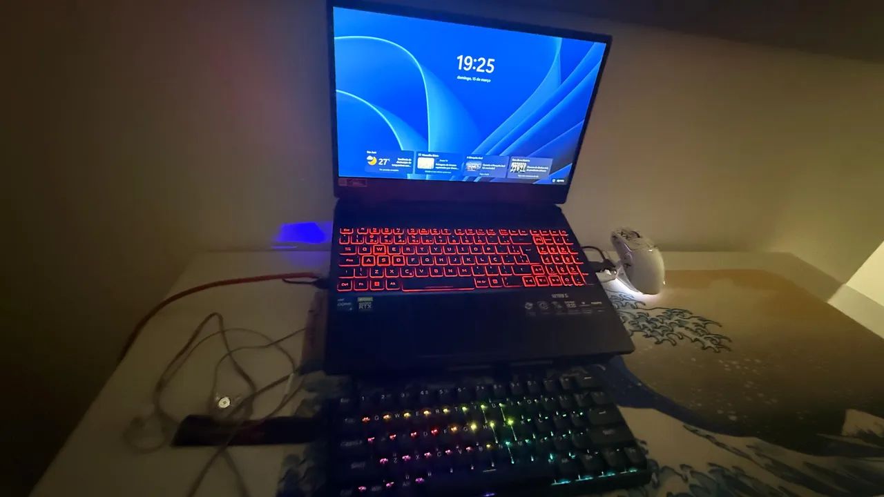 Notebook Gamer Acer Nitro 5 RTX 3050- 16 gb RAM- i5 12geracão - Foto 2