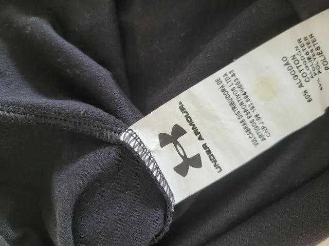 Camiseta Under Armour Boxed Preta Original - Foto 4