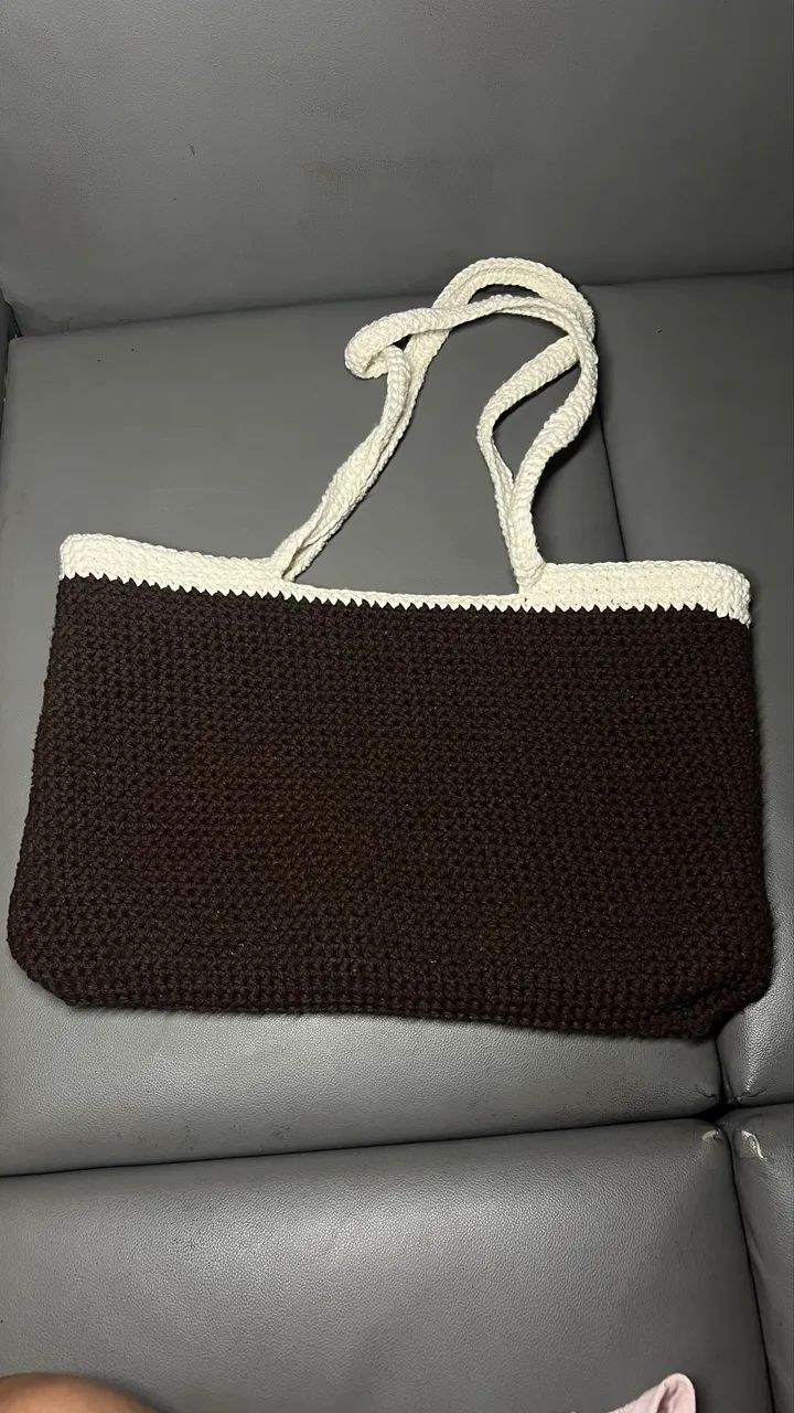 Bolsa de Crochê Feita à Mão - Nova - Foto 2