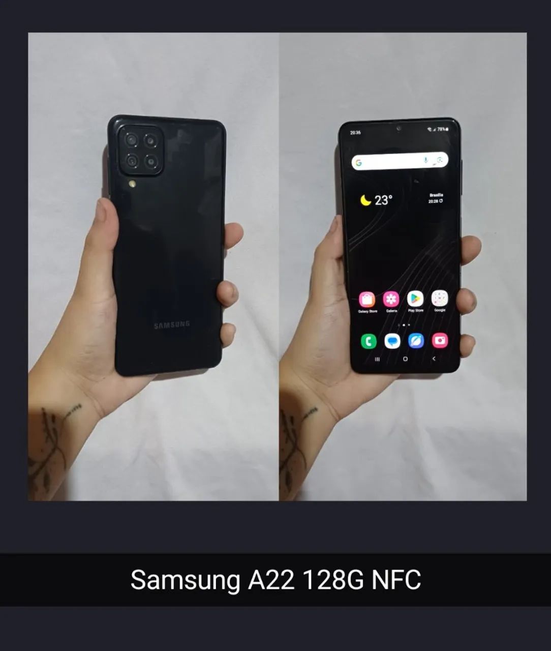SAMSUNG A22 128GB seminovo funcionando perfeitamente 